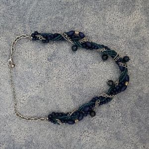 Multi-strand wrapped necklace